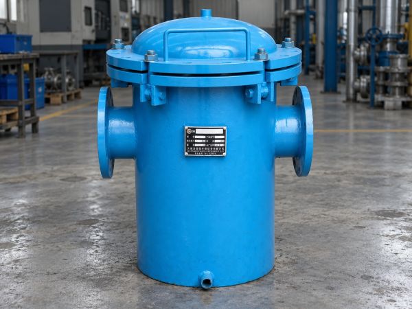 立式角通除污器